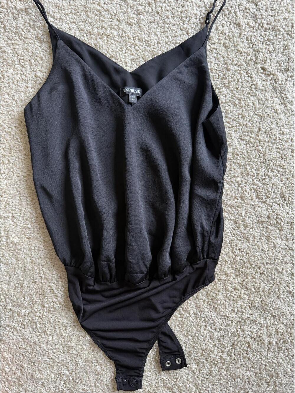 S Express black bodysuit
